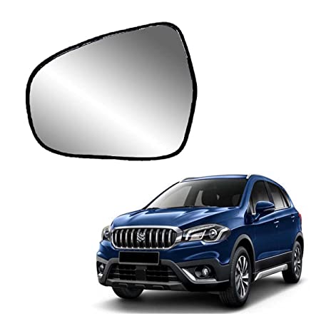 Car Replacement Left Side Rear View Mirror Glass for Maruti S-Cross