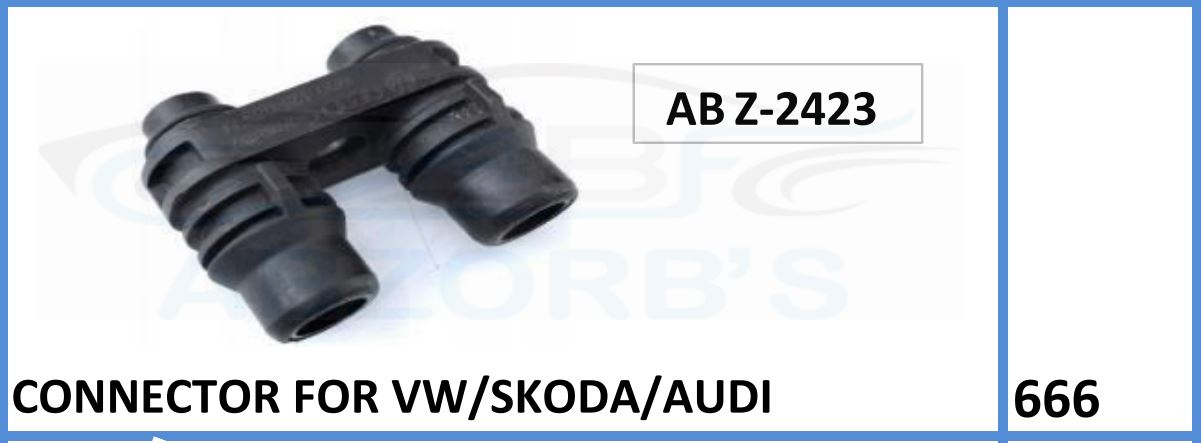 Connector Compatible With Vw/Skoda/Audi - ABZ-2423