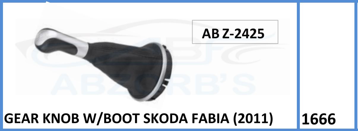 Gear Knob W/Boot Compatible With Skoda Fabia (2011) - ABZ-2425