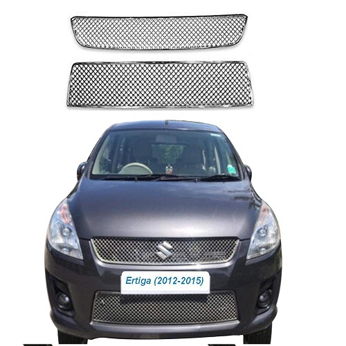 Bentley Type Front Chrome Grill Compatible with Ertiga Type-1(2012-2015)
