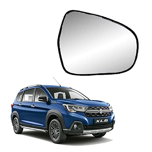 Car Replacement Right Side Rear View Mirror Glass for Maruti XL6
