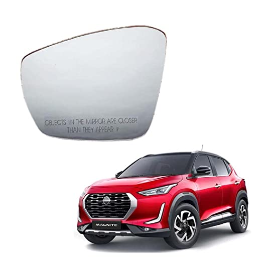 Car Replacement Left Side Rear View Mirror Glass for Nissan Magnite