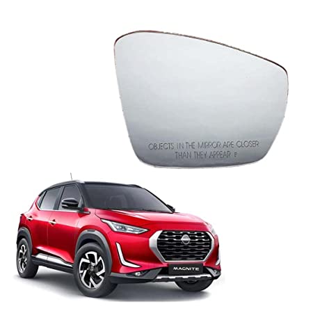 Car Replacement Right Side Rear View Mirror Glass for Nissan Magnite