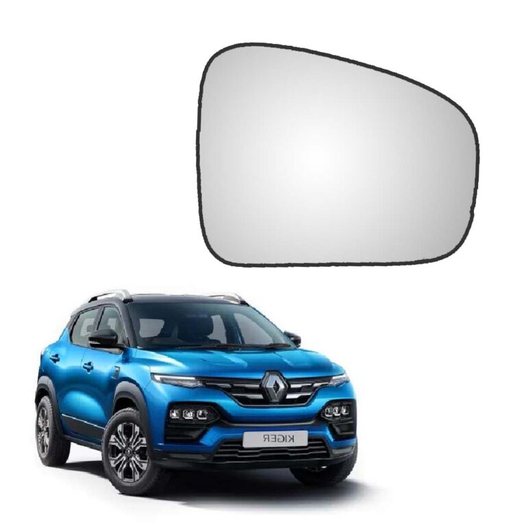 Car Replacement Right (Driver) Side Rear View Mirror Glass Plate for Renault Kiger 2021-2024 Model