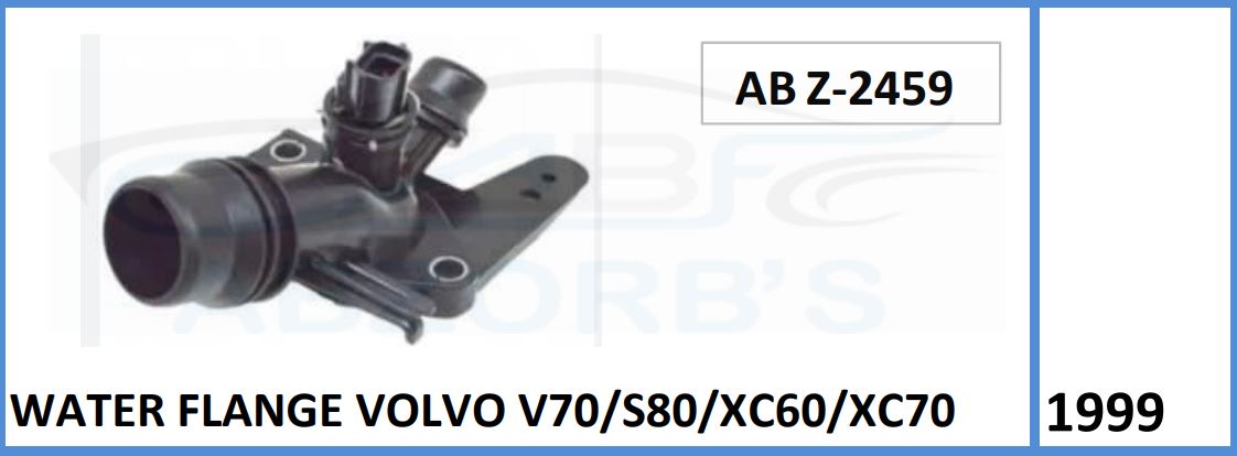 Water Flange Compatible With Volvo V70/S80/XC60/XC70 -ABZ-2459