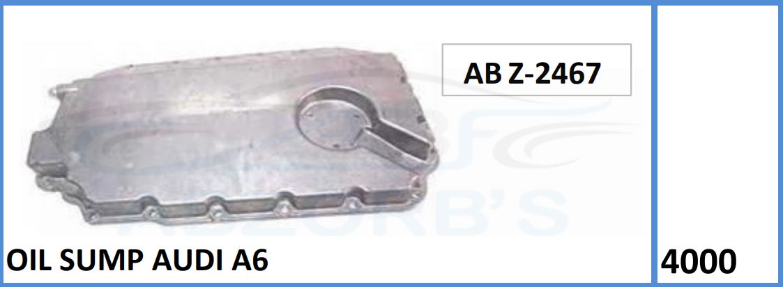 Oil Sump Compatible With Audi A6 - ABZ-2467