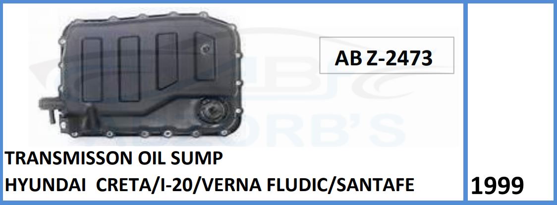 Transmisson Oil Sump Compatible With Hyundai Creta/I20/Verna Fludic/Santafe - ABZ-2473