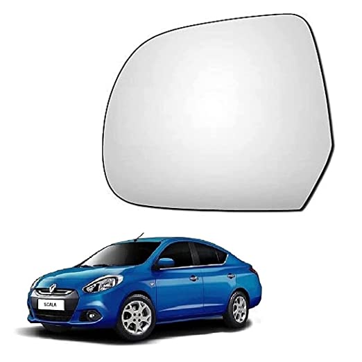 Car Replacement Left Side Rear View Mirror Glass for Renault Scala