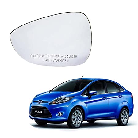 Car Replacement Left Side Rear View Mirror Glass for Ford Fiesta 2011-2016 Model Type-2
