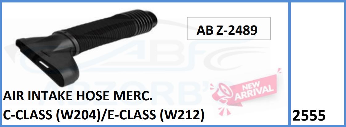 Air Intake Hose Compatible With Merc.C-Class (W204)/E-Class (W212) - ABZ-2489
