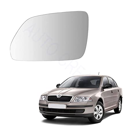 Car Replacement Left Side Rear View Mirror Glass for Skoda Laura 2005-2009 Model Type-1