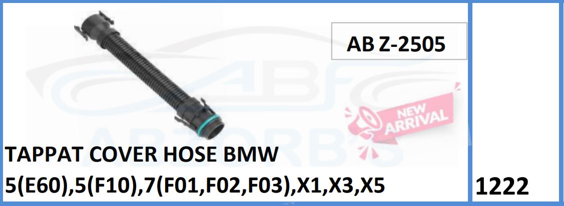 Tappad Cover Hose Compatible With Bmw 5(560),5(F10),(F01.F02,F03),X1,X3,X5 - ABZ-2505