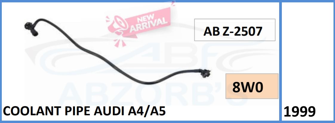 Coolant Pipe Compatible With Audi A4/A5 - ABZ-2507
