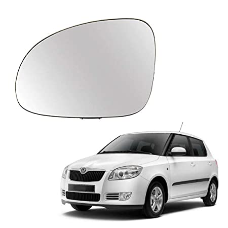 Car Replacement Left Side Rear View Mirror Glass for Skoda Fabia