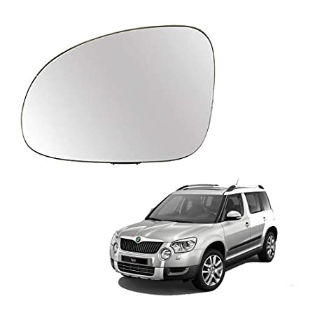 Car Replacement Left Side Rear View Mirror Glass for Skoda Yeti