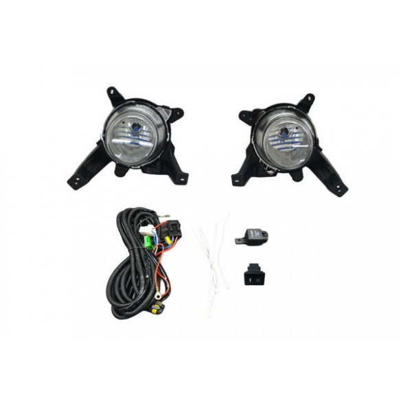Globex Fog Light Lamp Assembly i10 Grand Type 2 (With Bulb & Wiring Kit - AUTO SPARE WORLD