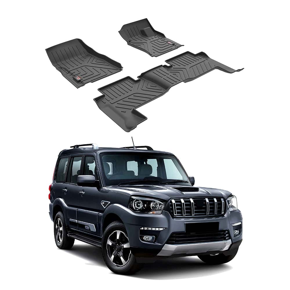 AUTO SPARE WORLD - GFX Life Long Car Floor Mats for Mahindra Scorpio (2022 Onwards)