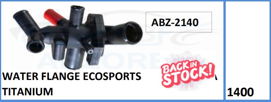 Water Flange Compatible With Ecosport Titanium - ABZ-2140