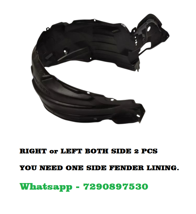 Car Front Tire Fender Lining Compatible With - Toyota Corolla Altis Type 1 Set Of 2 Pcs.