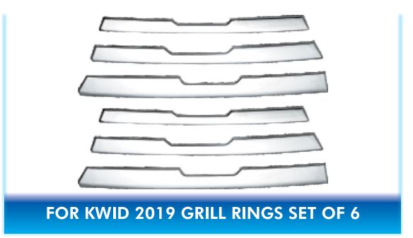 Renault KWID 2019 Chrome Ring Front Grill Cover