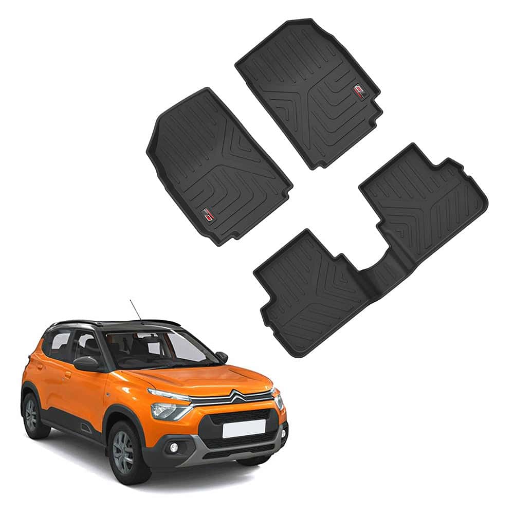 AUTO SPARE WORLD - GFX Life Long Car Floor Mats for Citroen C3 (2022 ONWARDS)