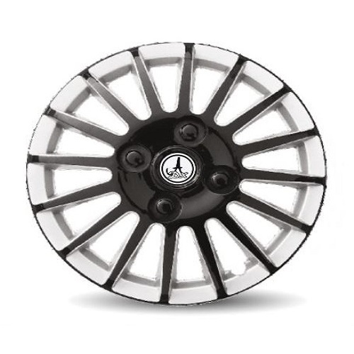 Car Wheel Cover Universal Camry Black And Silver Color Design Available 12'' 13'' 14'' 15'' 16'' 17'' inches Size Compatible With - R13 Wheel Size