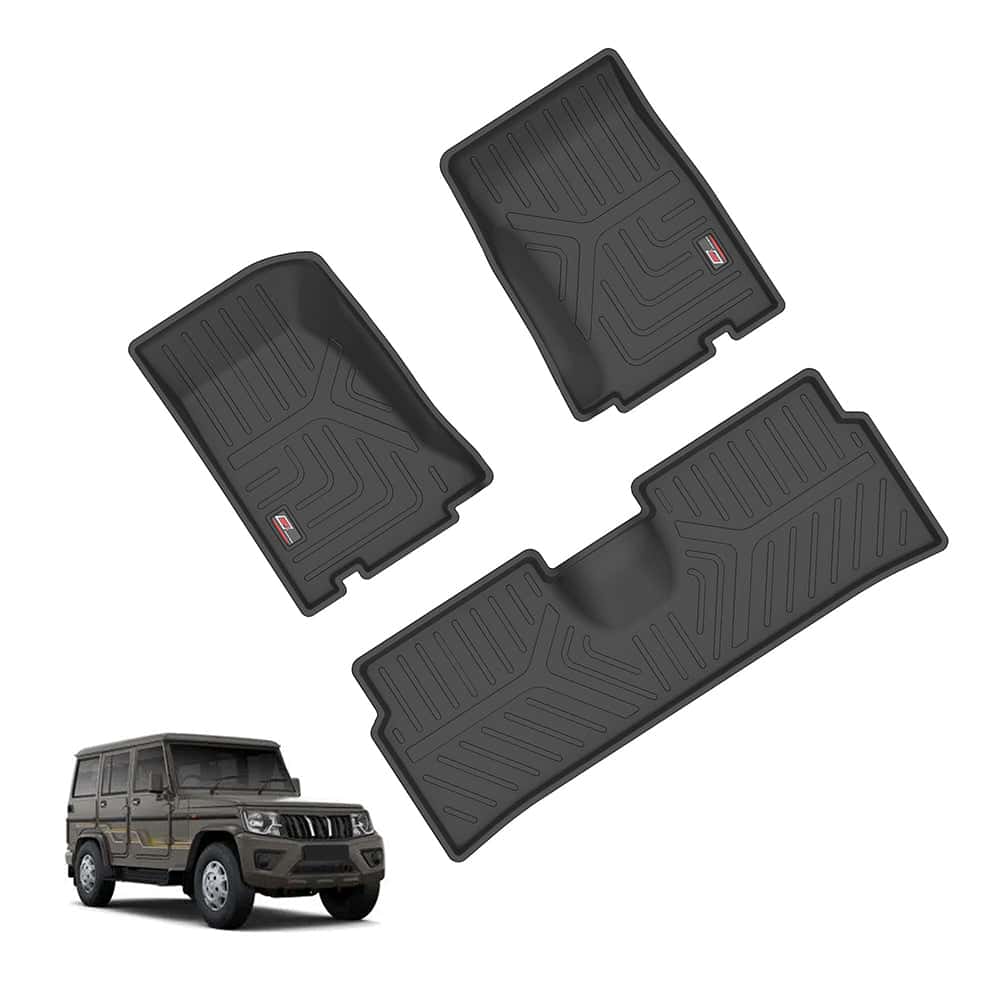 AUTO SPARE WORLD - GFX Life Long Car Floor Mats for Mahindra Bolero (2011 TO 2015)