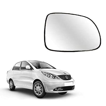 Car Replacement Right Side Rear View Mirror Glass for Tata Manza