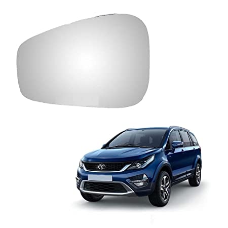Car Replacement Left Side Rear View Mirror Glass for Tata Hexa
