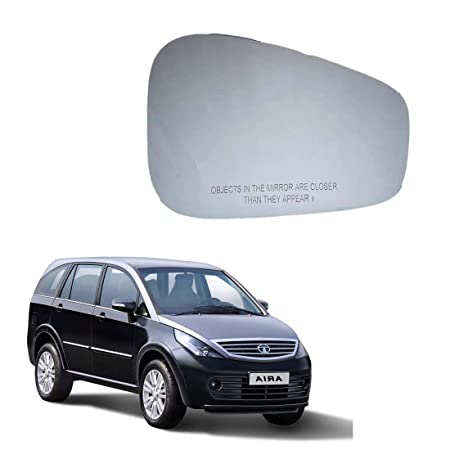 Car Replacement Right Side Rear View Mirror Glass for Tata Aria