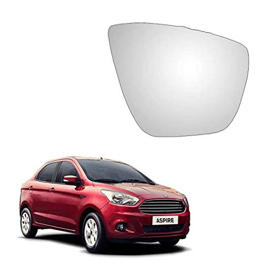 Car Replacement Right Side Rear View Mirror Glass for Ford Figo Aspire 2015-2021 Model