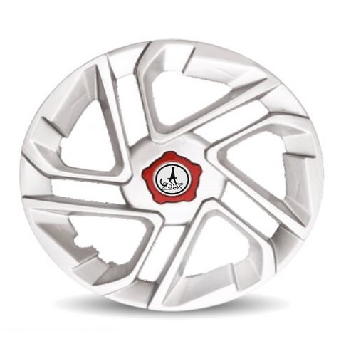 Car Wheel Cover Universal Antique Silver Color Design Available 14'' 15'' inches Size Compatible With - R14 INCH Wheel Size 