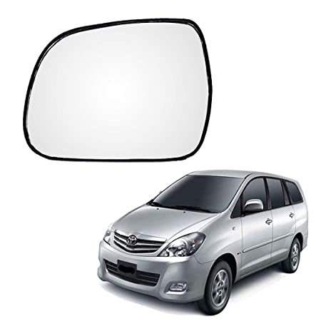 Car Replacement Left Side Rear View Mirror Glass for Toyota Innova 2005-2010 Model Type-1