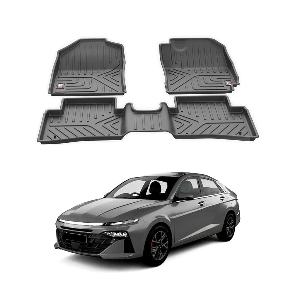 AUTO SPARE WORLD - GFX Life Long Car Floor Mats for Hyundai Verna (2023 ONWARDS)