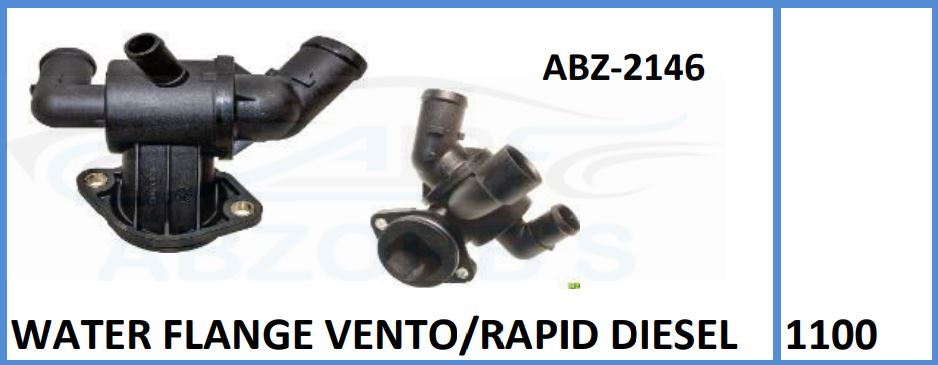 Water Flange Compatible With Vento/Rapid Diesel - ABZ-2146