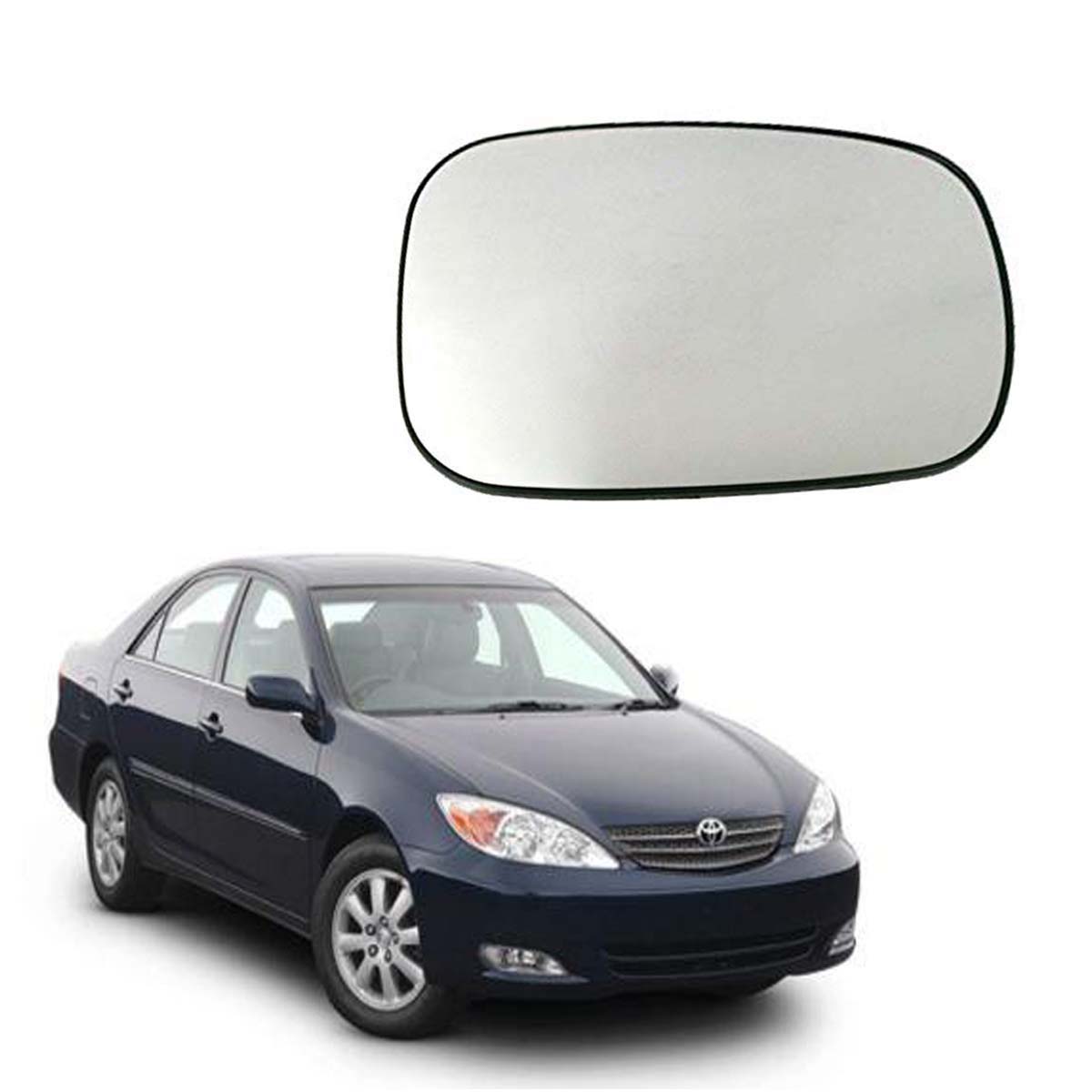 Car Replacement Right Side Rear View Mirror Glass for Toyota Camry 2002-2006 Model Type-1
