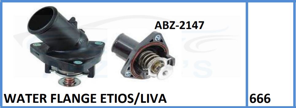 Water Flange Compatible With Etios/Liva - ABZ-2147