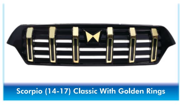 Mahindra SCORPIO 2014-2017 CLASSIC With Golden Ring Front Grill