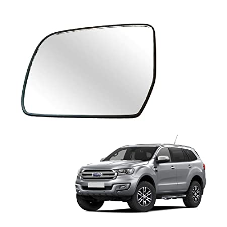 Car Replacement Left Side Rear View Mirror Glass for Ford Endeavour 2015-2021 Model