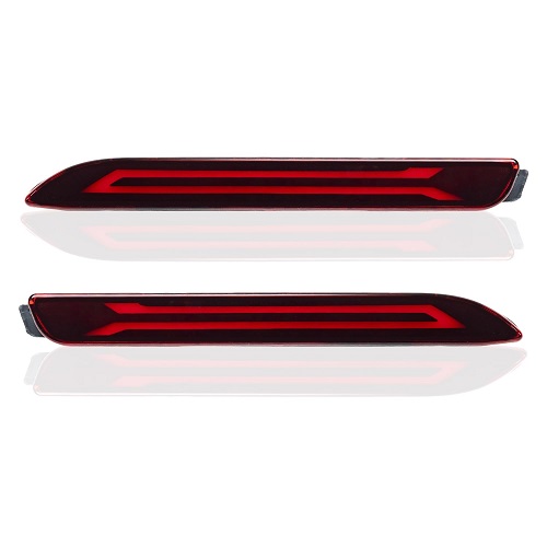  Rear Car Reflector Bumper Light Compatible For Innova all models with Matrix function Type E Red Color