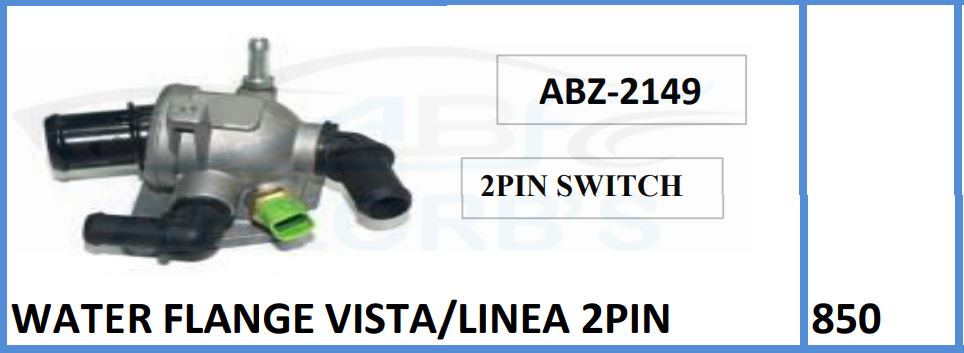 Water Flange Compatible With Vista/Linea 2Pin - ABZ-2149