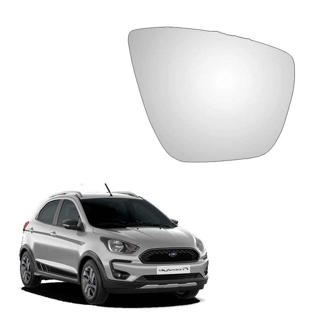 Car Replacement Right Side Rear View Mirror Glass for Ford Freestyle