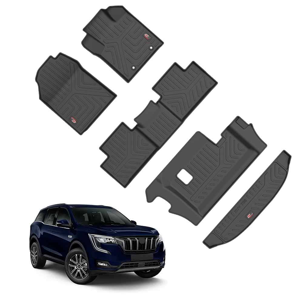 AUTO SPARE WORLD - GFX Life Long Car Floor Mats for Mahindra Xuv-700 (2021 ONWARDS)(Manual)