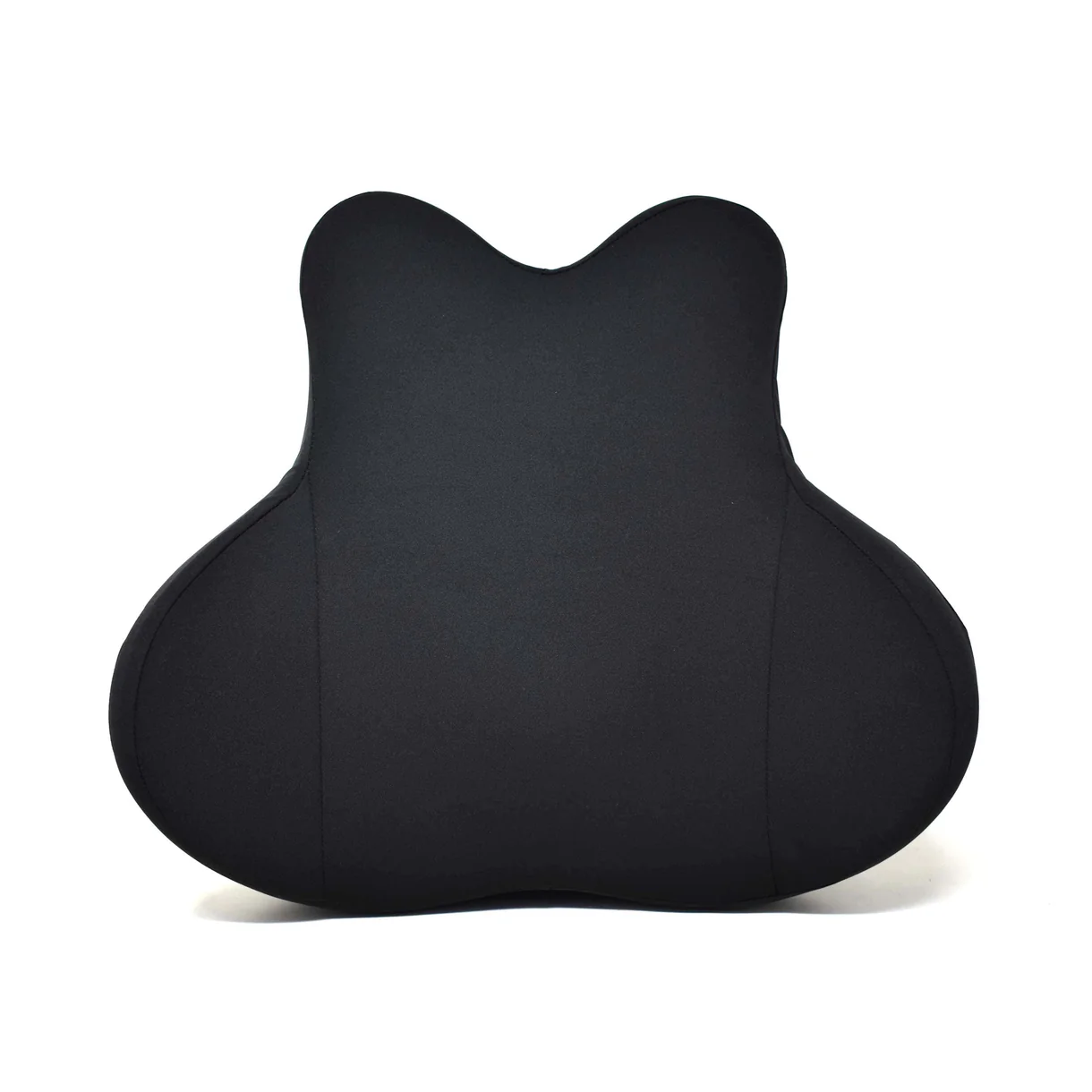 AUTO SPARE WORLD - GFX Car Back Cushion Relaxing- Black (Universal Fit)