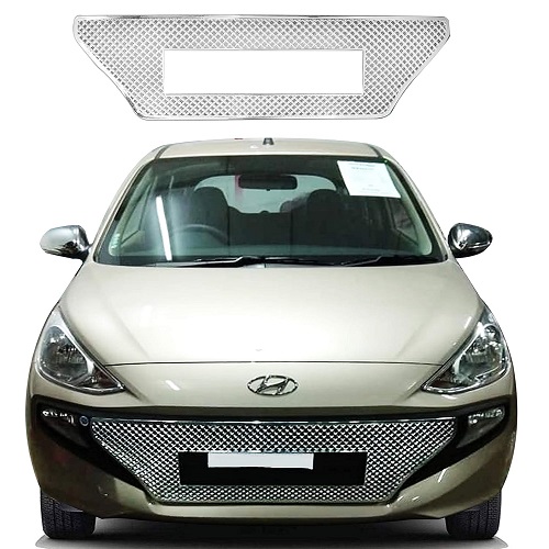 Bentley Style Front Grill Chrome Compatible with Santro Type 3 (2018-2020)
