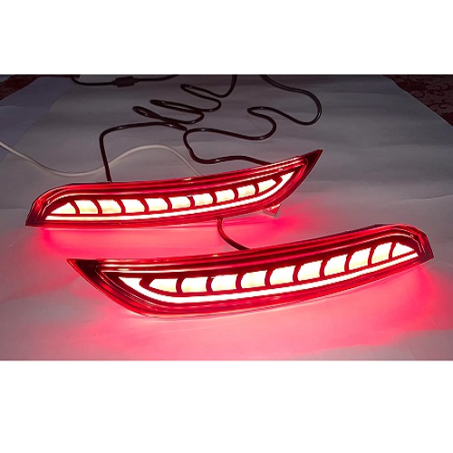  CAR REAR BRAKE BUMPER REFLECTOR LED COMPATIBLE POLO (MATRIX) SET OF 2PCS