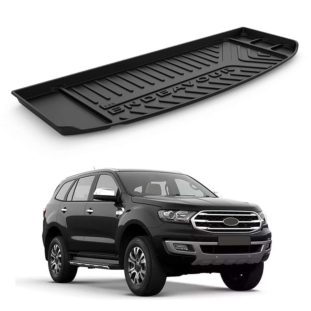 AUTO SPARE WORLD - GFX Premium Car Trunk Mat for Ford Endeavour (2020 Onwards)