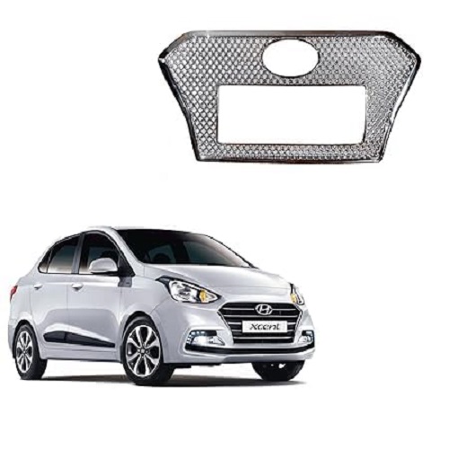 Bentley Style Front Grill Chrome Compatible with Xcent Type 2 (2017-Present)