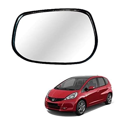 Car Replacement Left Side Rear View Mirror Glass for Honda Jazz 2009-2013 Model Type-1
