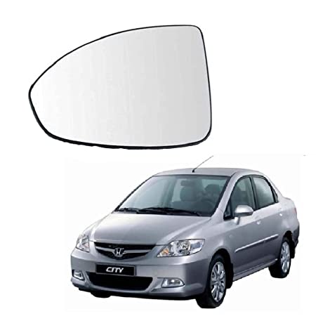Car Replacement Left Side Rear View Mirror Glass for Honda City ZX 2004-2008 old Model